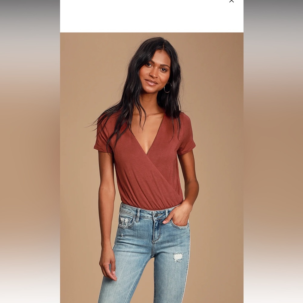 Lulu’s Crossover Bodysuit Size Medium